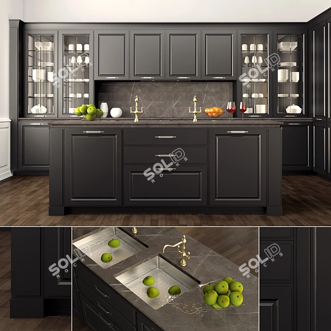 Elegance in the Kitchen: SCIC Gonzaga 3D model image 1