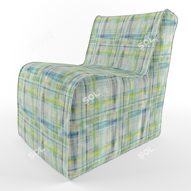 Cozy Loft Bag Armchair 3D model image 1