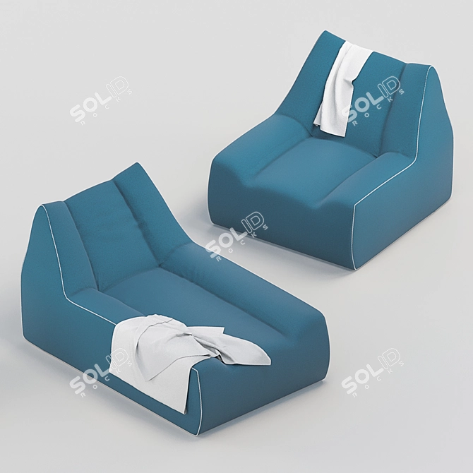 Laguna Marine Lounge Chair 3D model image 1