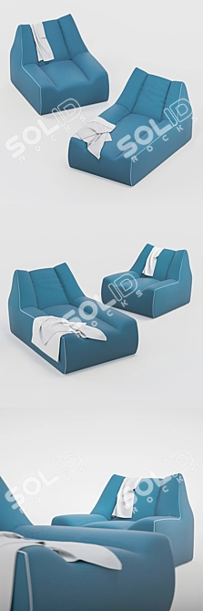 Laguna Marine Lounge Chair 3D model image 2
