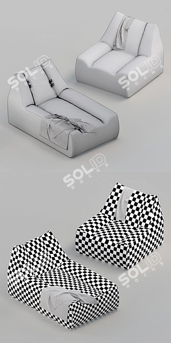 Laguna Marine Lounge Chair 3D model image 3