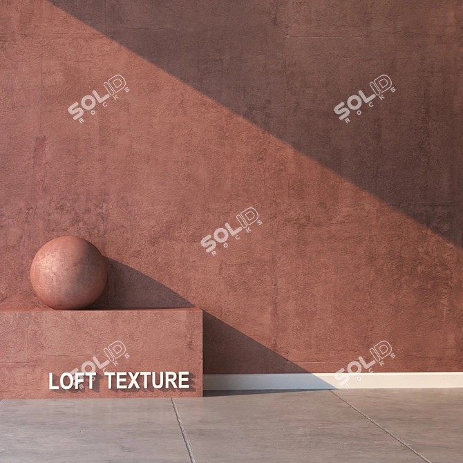 Seamless Plaster Texture 3D model image 2