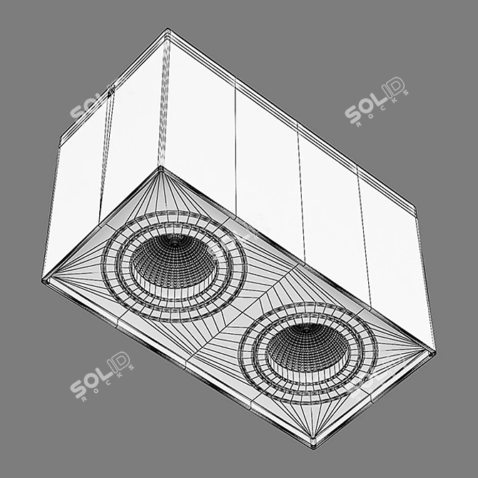 Rettango Lightstar 05208x Spot Light 3D model image 2