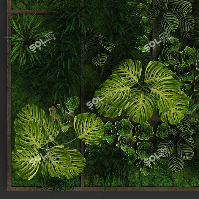 Vertical Greening System 3D model image 2