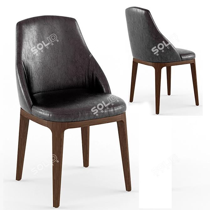 Lema Lucy - Stylish Foldable Chair 3D model image 1