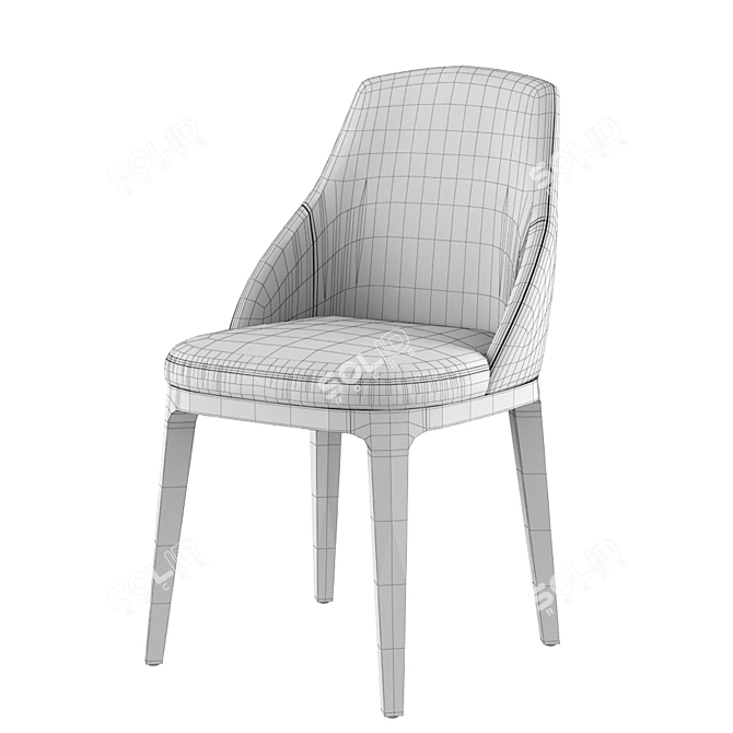 Lema Lucy - Stylish Foldable Chair 3D model image 3