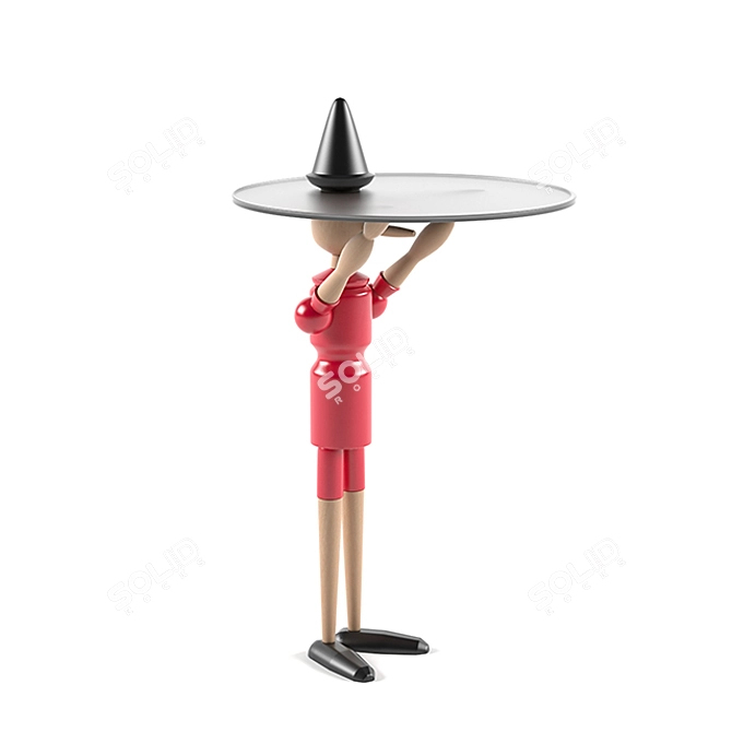 Whimsical Pinocchio Table 3D model image 1