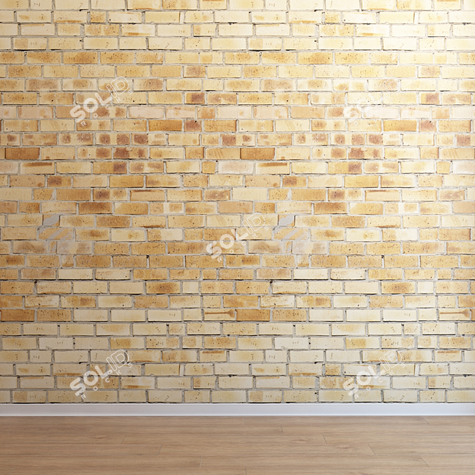 Seamless Brickwork in Ultra HD 3D model image 3