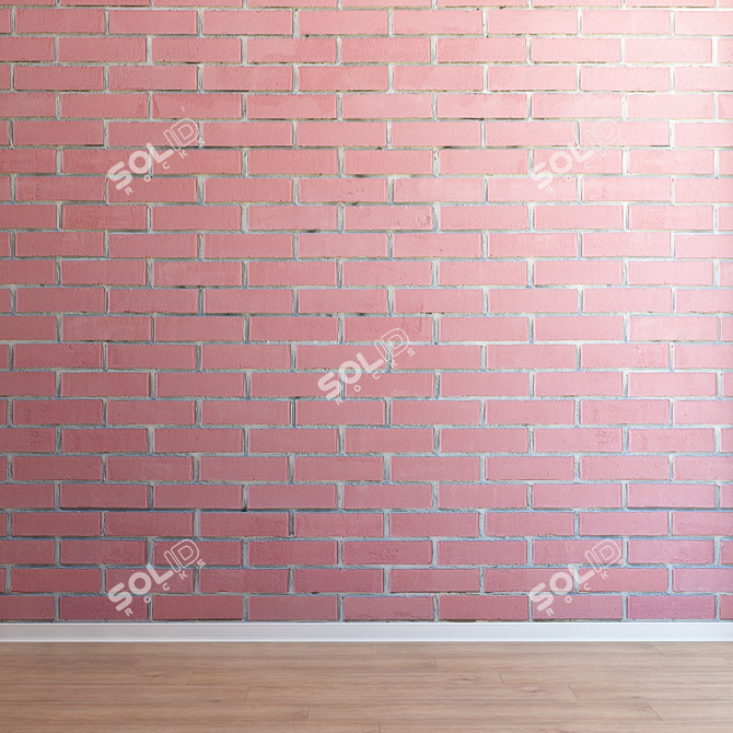 Ultra HD Seamless Brickwork for Interiors and Exteriors 3D model image 3