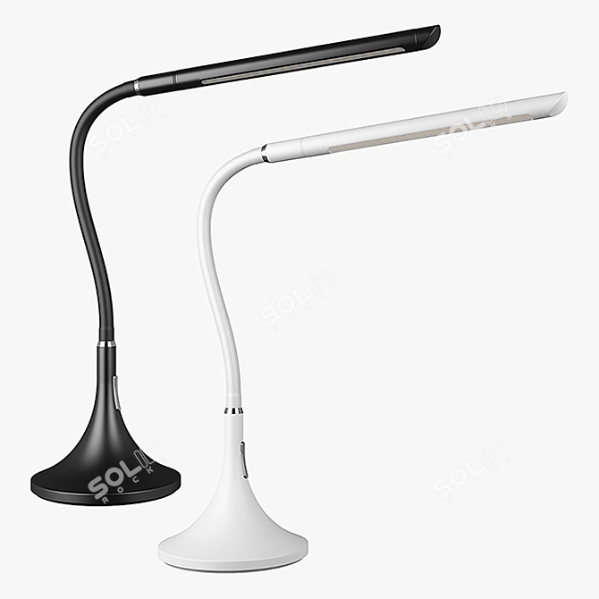 80891x Muro Lightstar: Sleek LED Table Lamp 3D model image 1