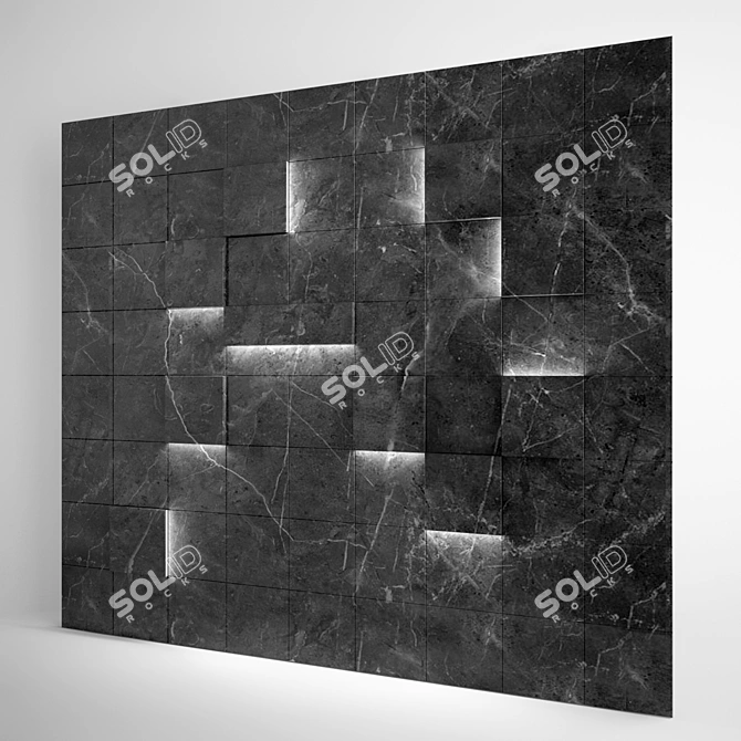 Versatile Wall Panel Set 3D model image 2