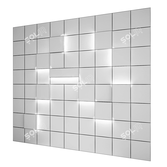 Versatile Wall Panel Set 3D model image 3