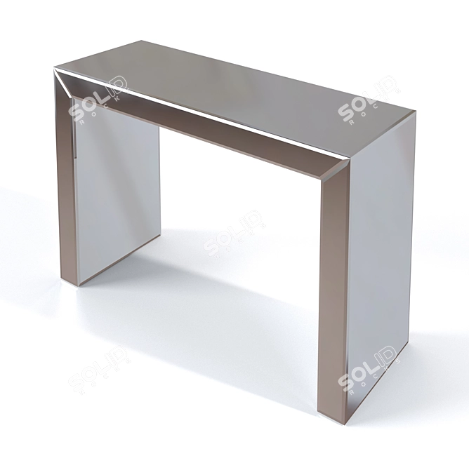 Elegant Mirror Console - Art 70 3D model image 1