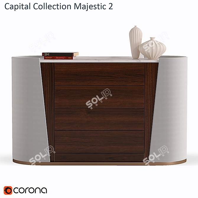 Capital Collection Majestic 2: Elegant Design, Stunning Dimensions! 3D model image 1