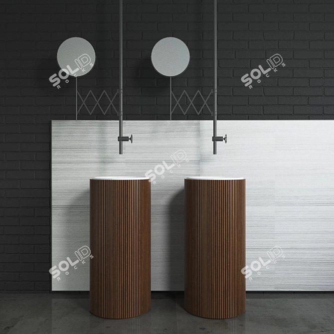 SALVATORI ADDA | Elegant Freestanding Washbasin 3D model image 1