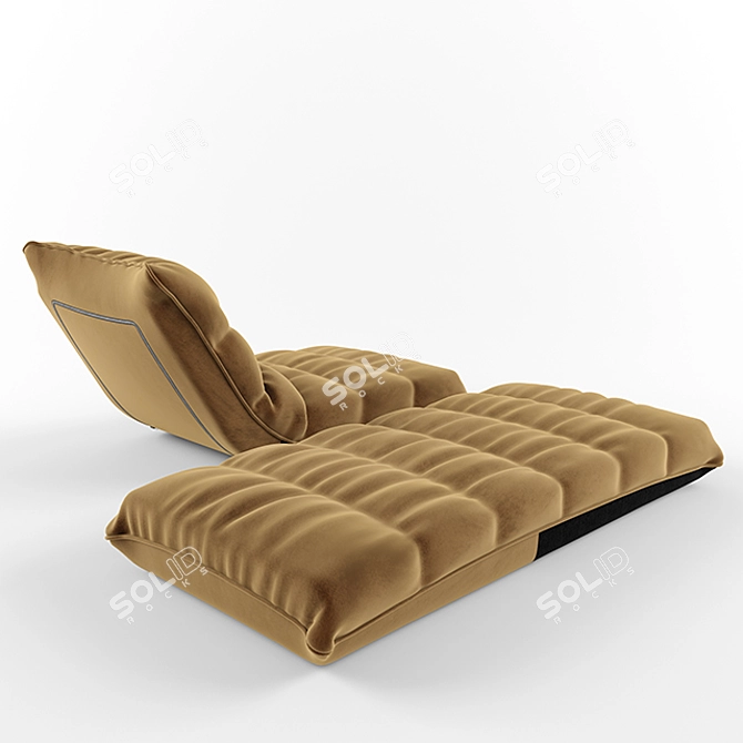 Ultimate Comfort Recliner Futon 3D model image 2