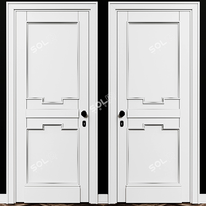 Title: Elegant Richelieu Door by Masterskaya Accent 3D model image 3