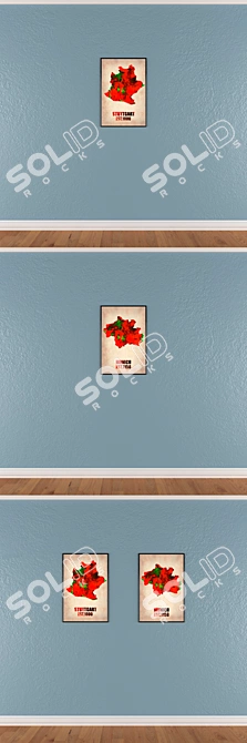 Versatile Set of Wall Paintings 3D model image 3