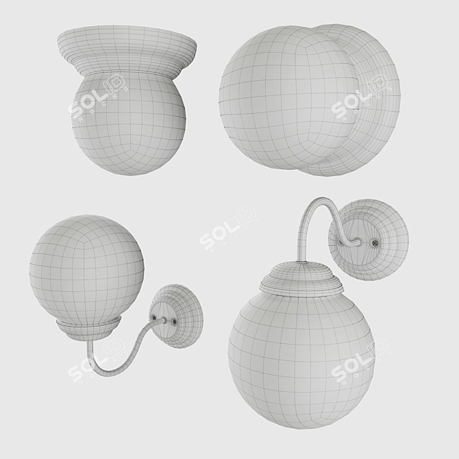 Modern Bathroom Lighting: Lillholmen Ikea 3D model image 3