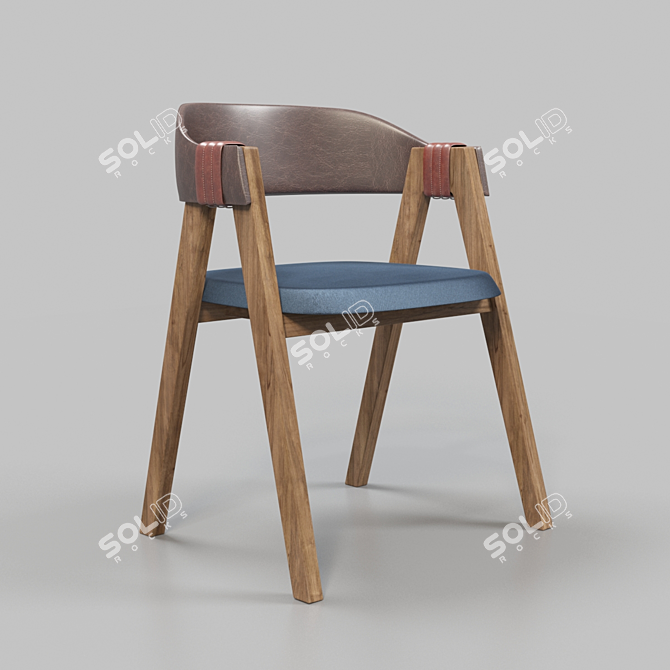 Elegant Mathilda Chair: Designed by Patricia Urquiola 3D model image 1