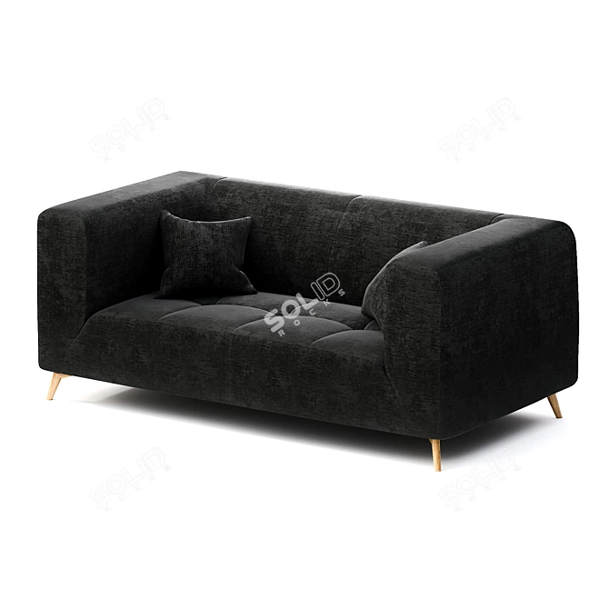 Toro 2 Seater Sofa - Modern Elegance 3D model image 1