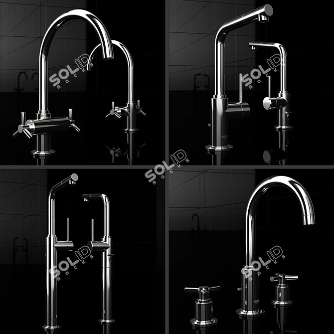 Grohe Atrio Kitchen Faucets 3D model image 1