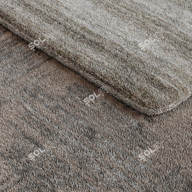 Luxurious Jaipur Fur Rug 3D model image 3