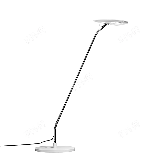 Illuminate Your Workspace: Office Table Lamp 3D model image 1
