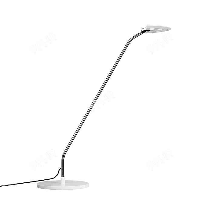 Illuminate Your Workspace: Office Table Lamp 3D model image 2