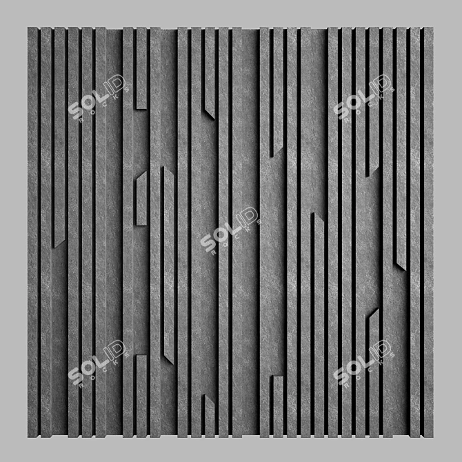 Modern Wall Panel 3D Models 3D model image 1