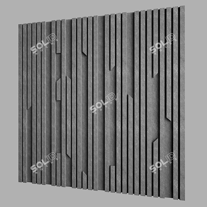 Modern Wall Panel 3D Models 3D model image 2