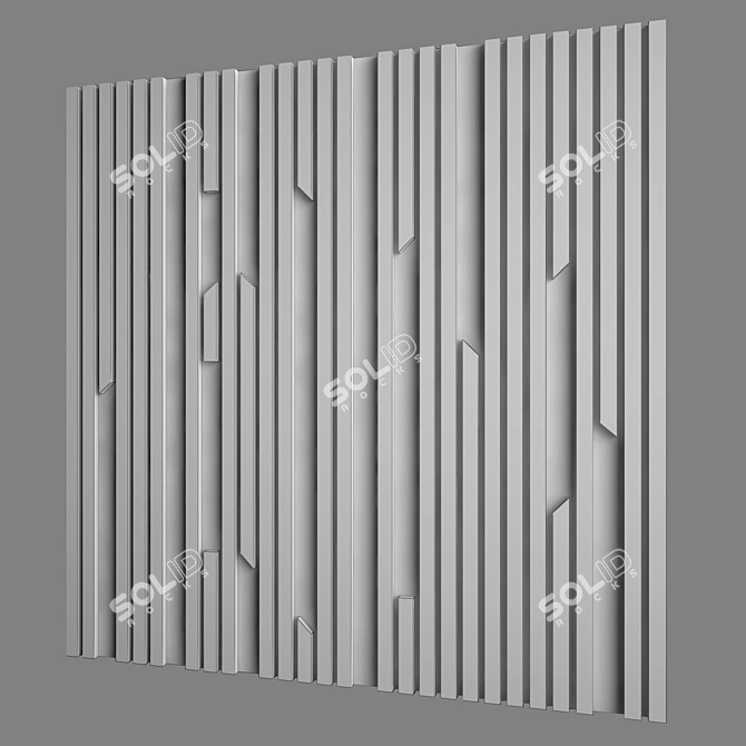 Modern Wall Panel 3D Models 3D model image 3