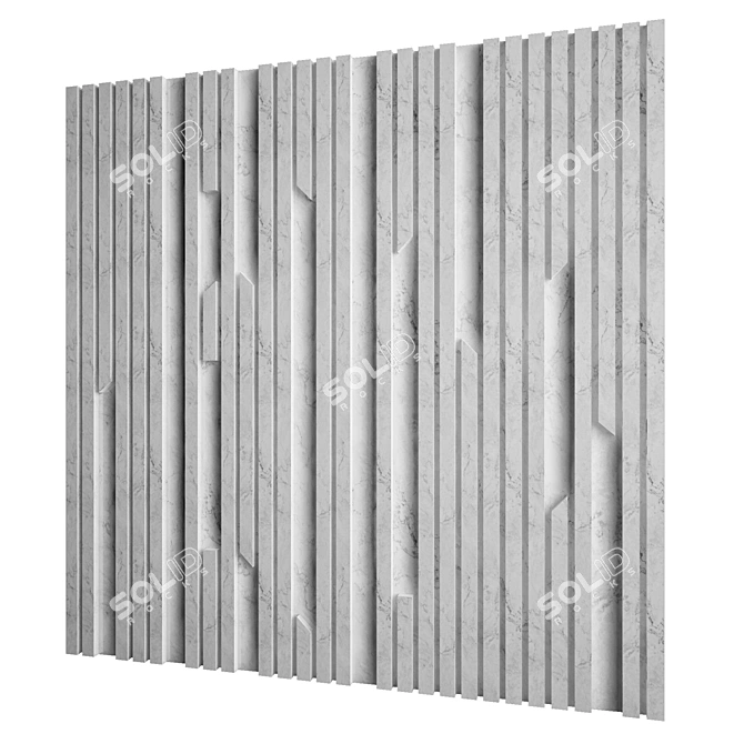 Architectural Wall Panel 16 3D model image 2