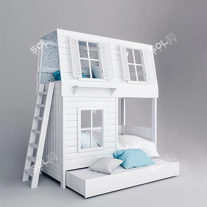 Dream House: Children's Bed by "Bukvud 3D model image 2