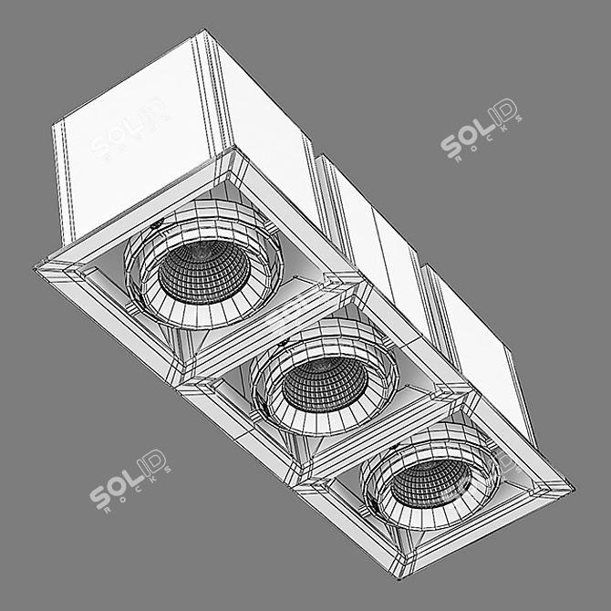 Elegant Cardano Lightstar: Versatile Decorative Inset Downlight 3D model image 3