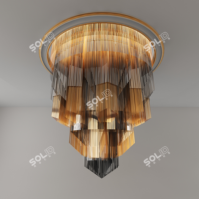 Elegant Illuminance: Ceiling Light 3D model image 1