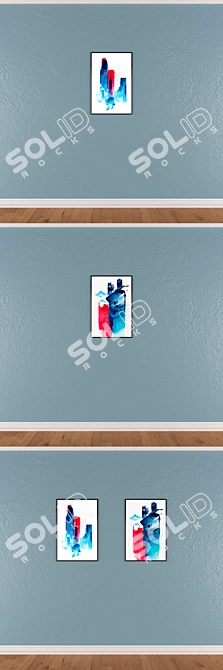 Gallery Collection: Wall Paintings Set 3D model image 3