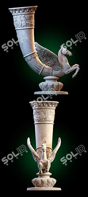 Ahaltekin Horse Rite Pitcher 3D model image 2