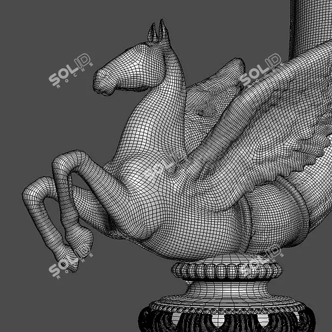 Ahaltekin Horse Rite Pitcher 3D model image 3