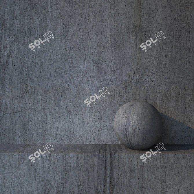 Title: Seamless Concrete Wall Texture 3D model image 1