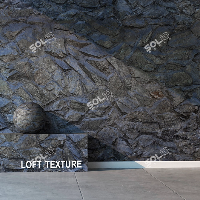 Seamless Stone Texture, 6000x4000 3D model image 2