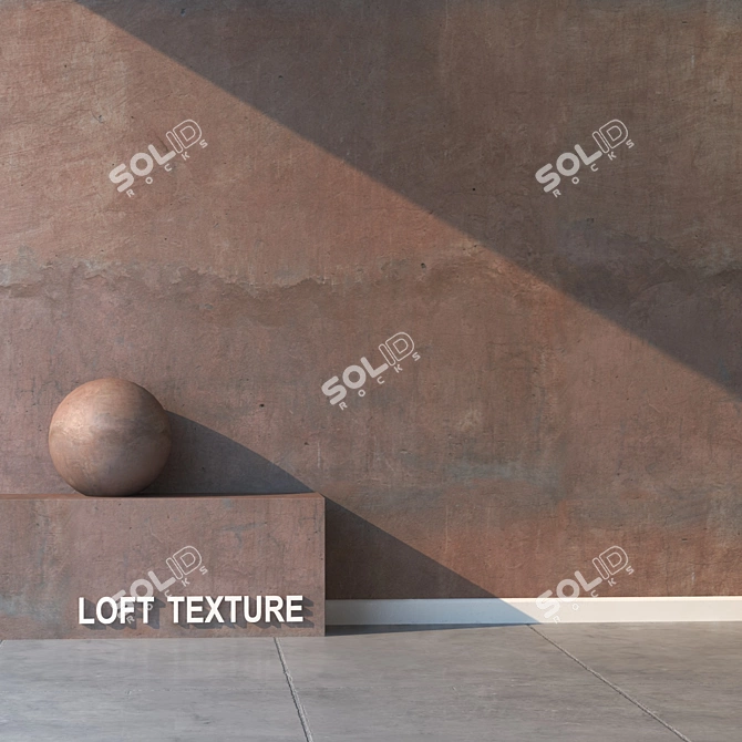 Seamless Plaster Texture 3D model image 2