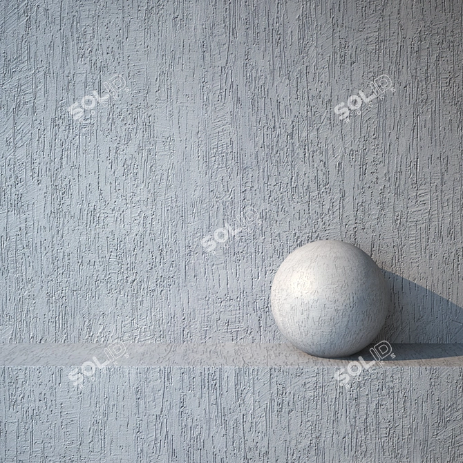 Seamless Plaster Texture 3D model image 1