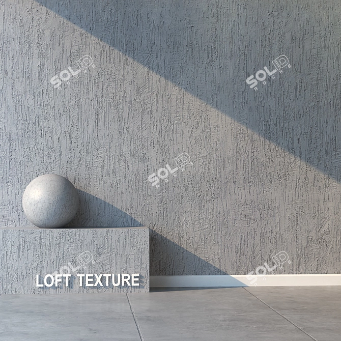 Seamless Plaster Texture 3D model image 2