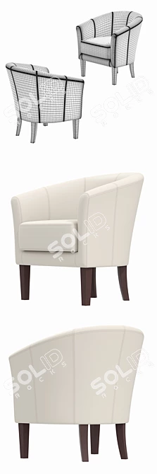 Credo Chair: Modern Elegance for Every Space 3D model image 3