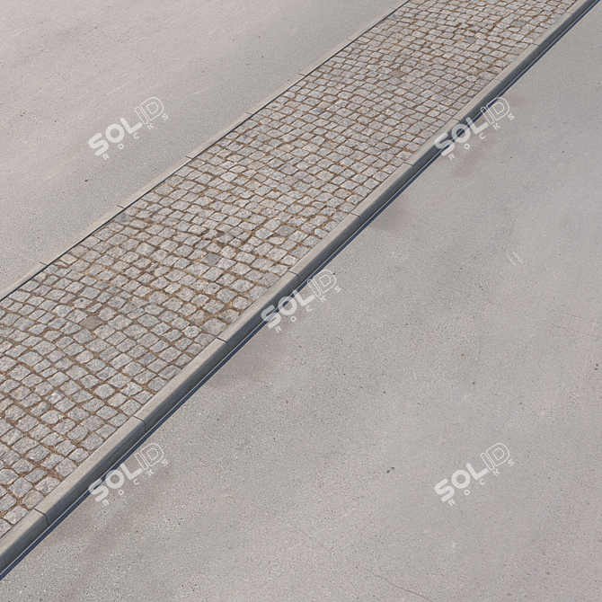 Pristine Sidewalk Set 3D model image 3