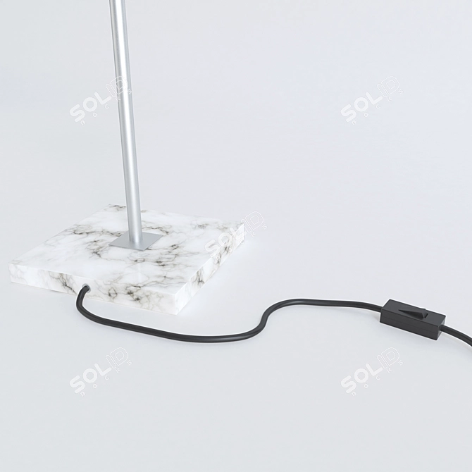 Minimalist Nordic Table Lamp 3D model image 2