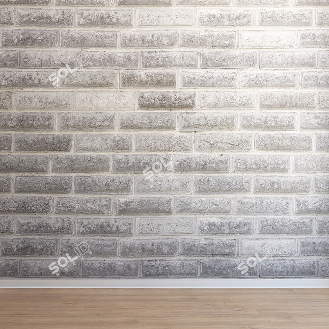 Seamless Masonry Blocks: Ultra HD Quality 3D model image 3