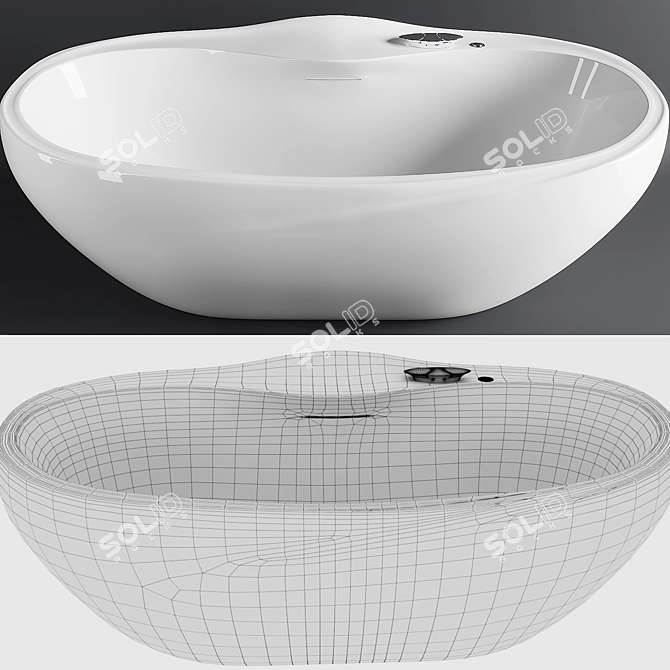 Futuristic Vitae Bath Vibrant+Aesthetic 3D model image 3