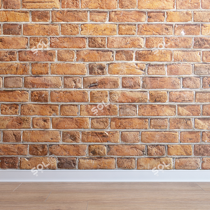 Seamless Brickwork for Stunning Interiors & Exteriors 3D model image 1